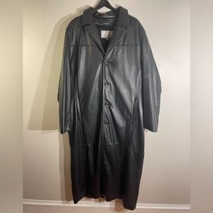 Wilson’s Leather Trench Coat Men’s size XL